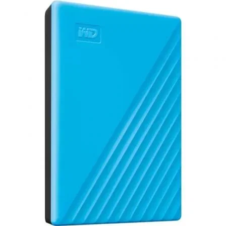 Western Digital WDBPKJ0040BBL-WESN - Disco Duro Externo My Passport 4TB, USB 3.2 Gen 1, 2.5", Portátil, Color Azul, Incluye Software de Respaldo